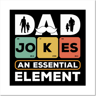 Dad Jokes Funny Father's Day Humor Dad Posters and Art